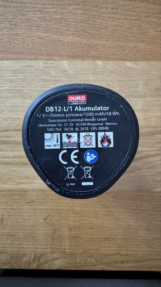 Duro Pro Akumulator wkrętarki