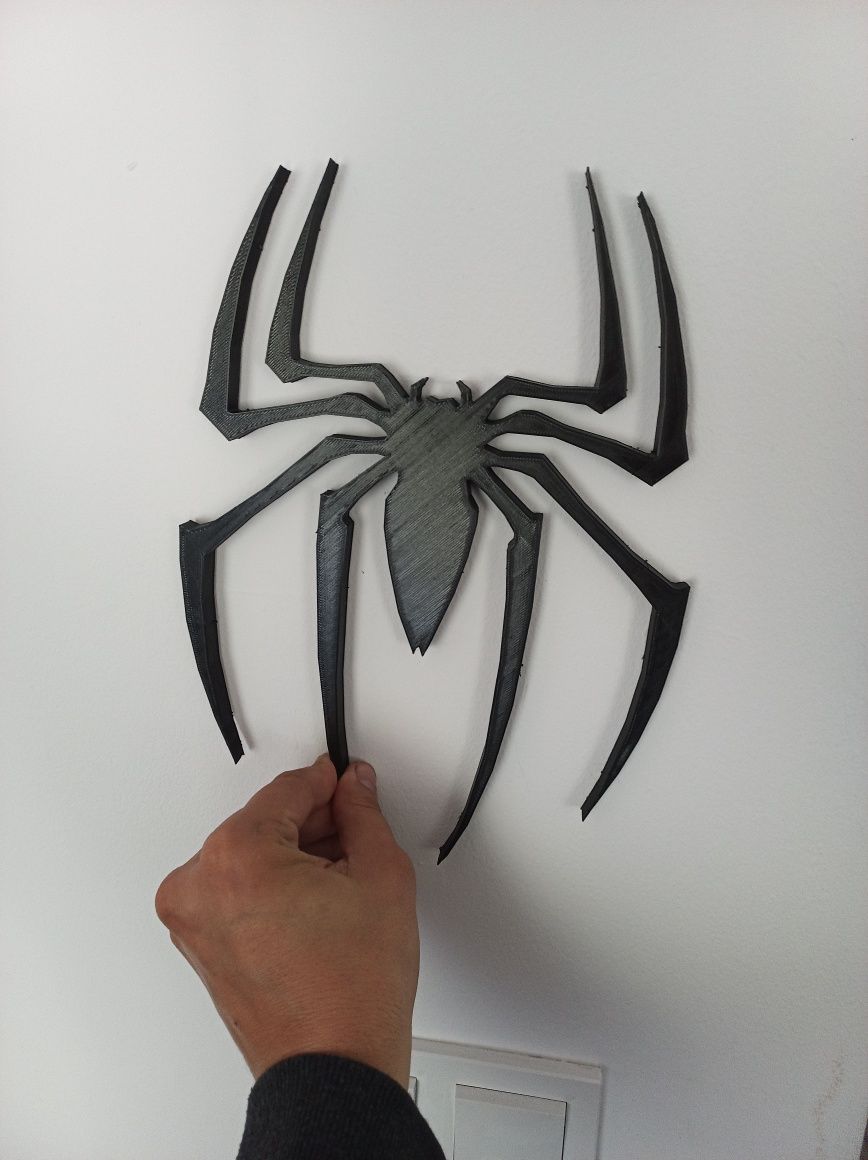 Spider-man logo na ścianę pająk dekoracja dzieci