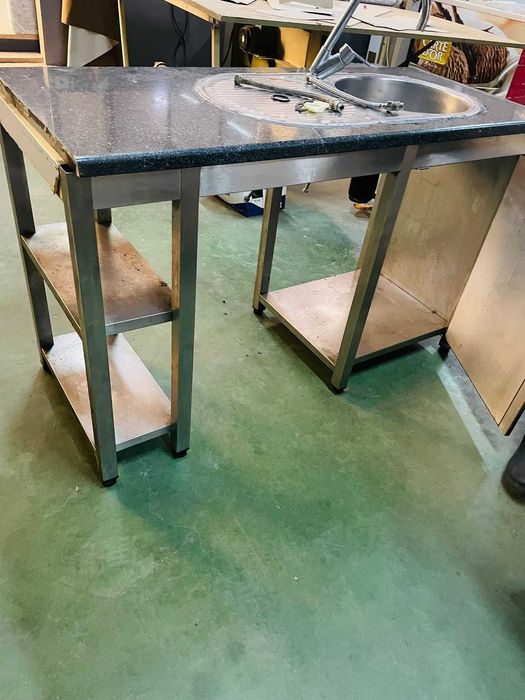 Bancada INOX com PIO
