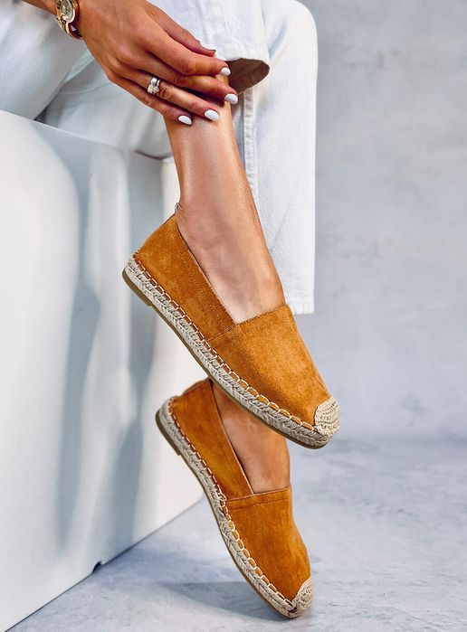 Espadryle Damskie Zahn Camel