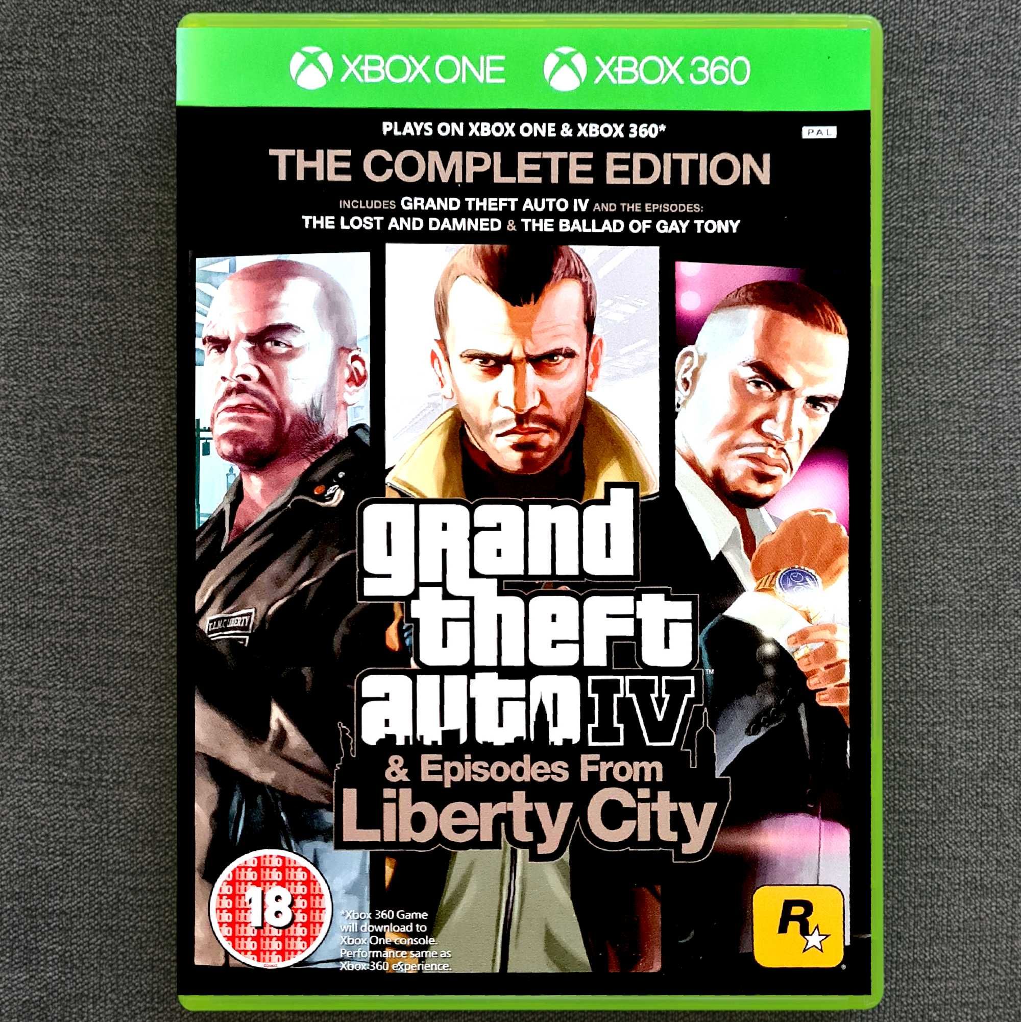 GTA Complete Edition IV & Episodes From Liberty Xbox 360 Xbox One