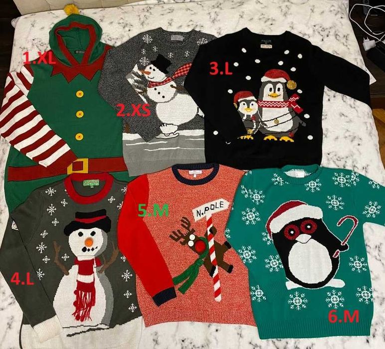 Кофти новорічні Свято наближається (Англія, США), розміри XS, M, L, XL