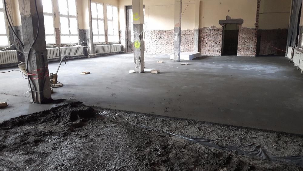 Wylewki, Posadzki, Styrobeton, Tynki maszynowe -Śląsk