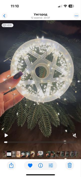 Тренд! Гірлянда мішура, хвойна лапа 30м, 50м та 100м