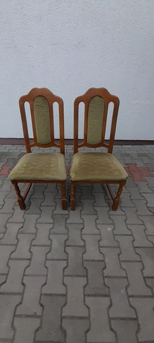Krzesła dębowe solidne