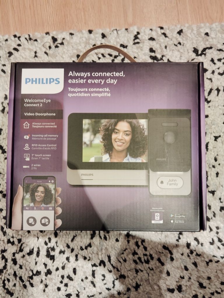 Video porteiro Philips welcome eye 2 selado