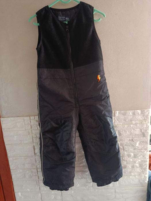 Spodnie na sanki narciarskie zimowe 98