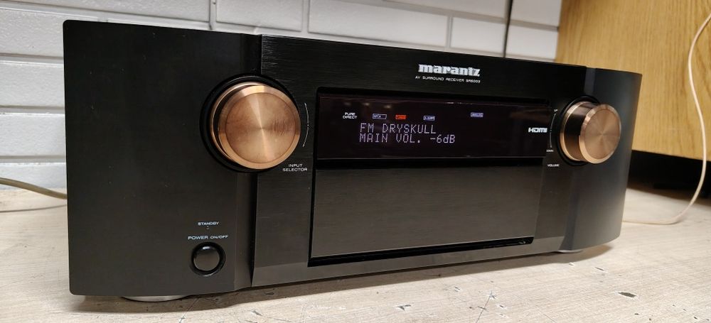 Amplituner MARANTZ SR-6003. Radio internetowe, HDMI