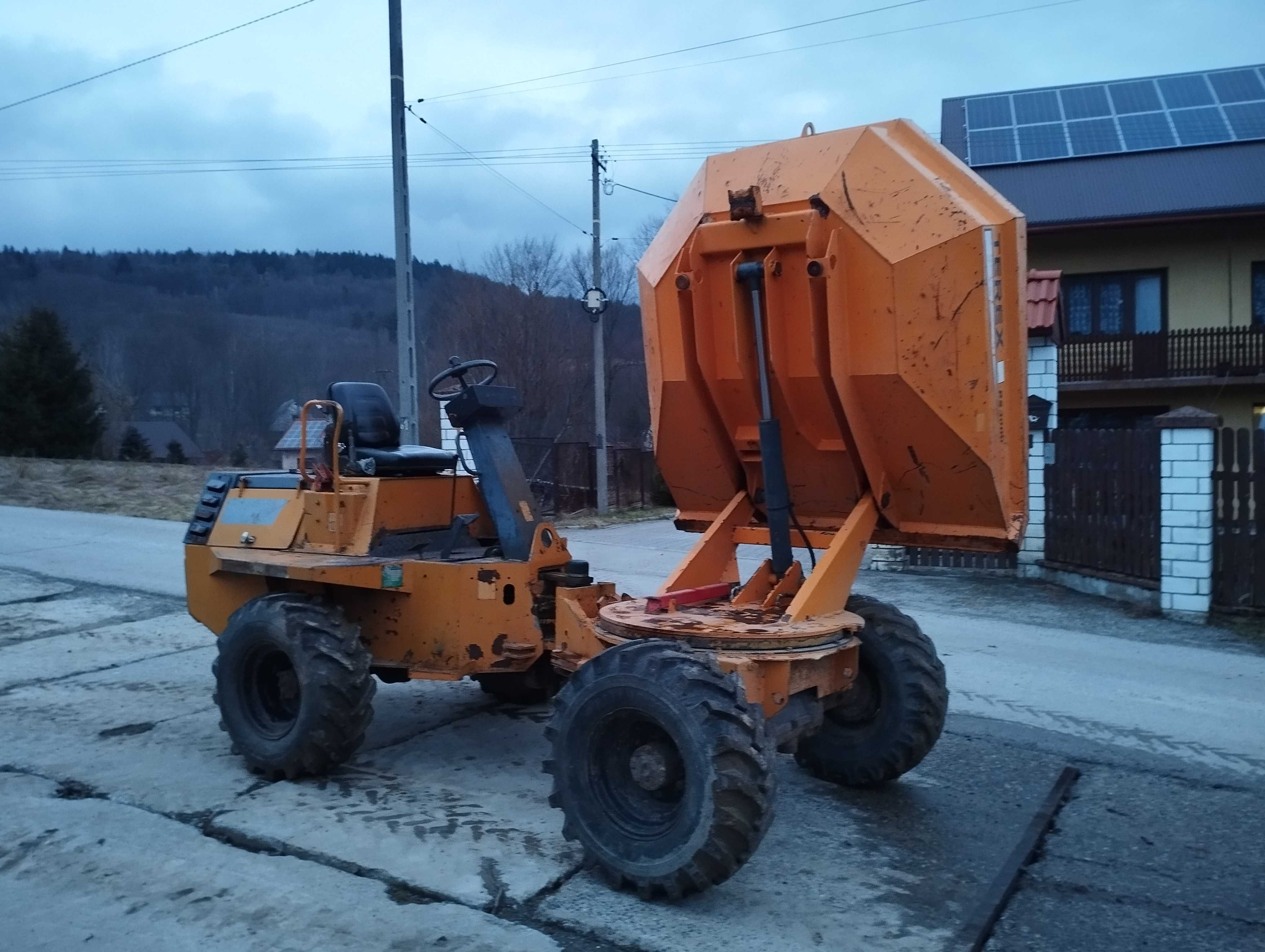 wozidło budowlane trzy tonowe terex benford ausa obrotowe