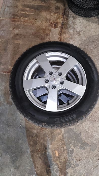 Продам комплект диски Dezent 5х112 + зимова резина 215 60 16