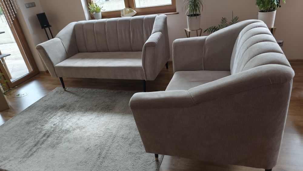 Kanapa kanapy sofa materiałowe