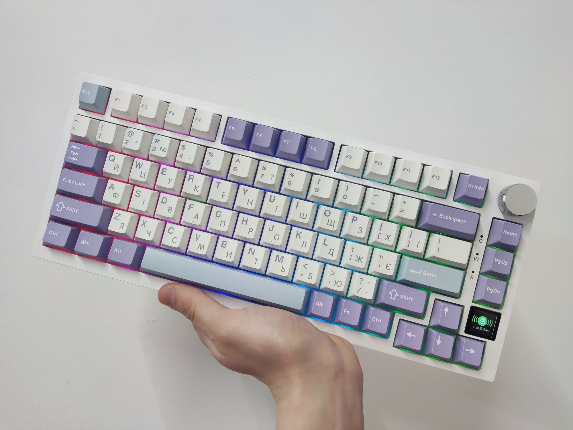 Ооригінальні  Ajazz ak820pro з українською розкладкою