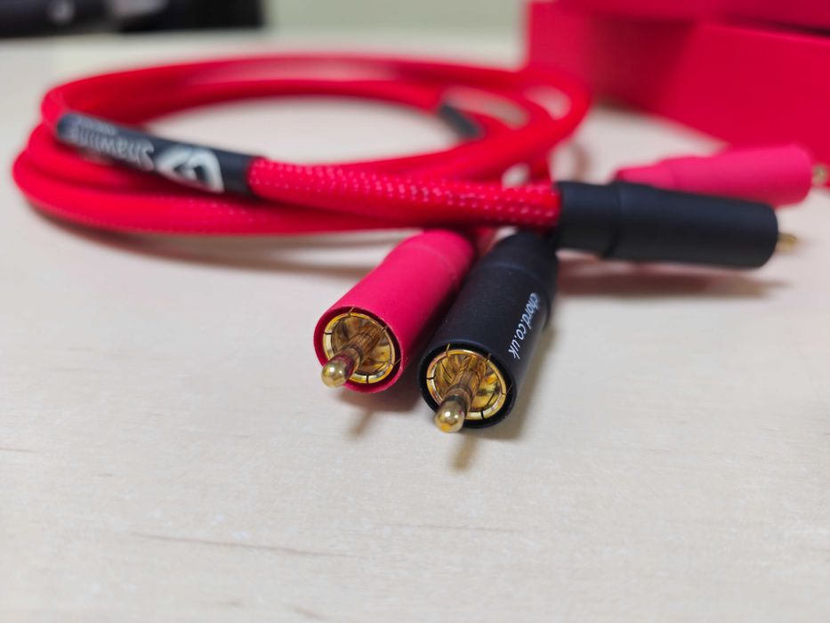 HiFi кабель CHORD SHAWLINE 2RCA to 2RCA 1m аналоговий посріблена мідь