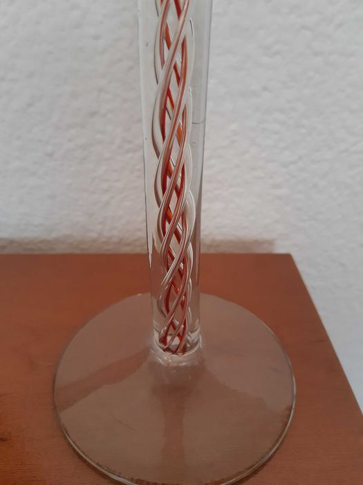 Castiçal antigo "air twist" (Itália) séc. XX