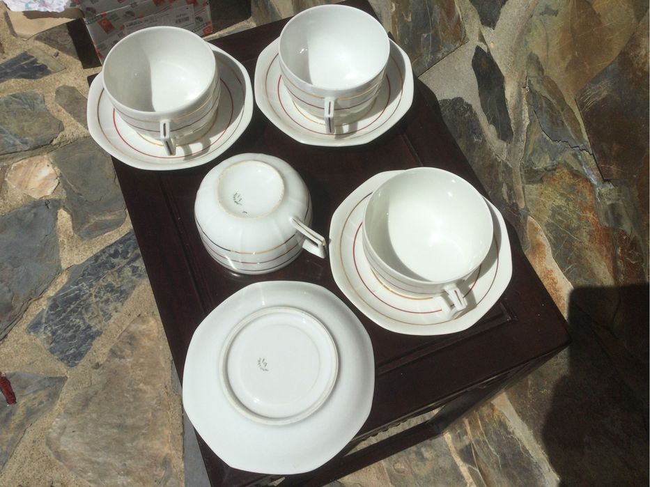 Grandes Chávenas Almoçadeiras Vista alegre marca 32 Art Deco 10,5 cm