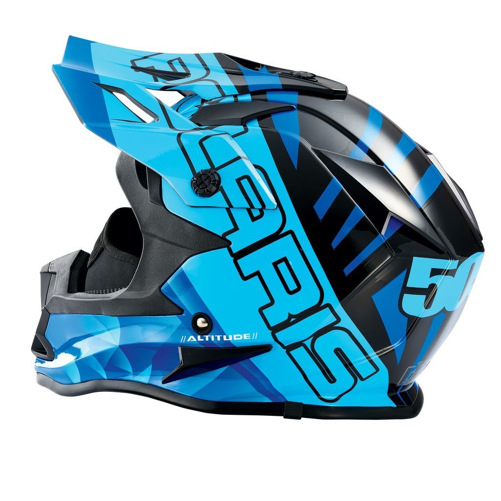 Kask motocyklowy Polaris Altitude 509 L czarno-niebieski połysk - NOWY