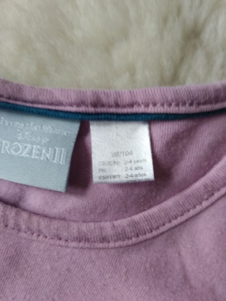 Bluzka z długim rękawem dla dziewczynki r.98-104 Frozen