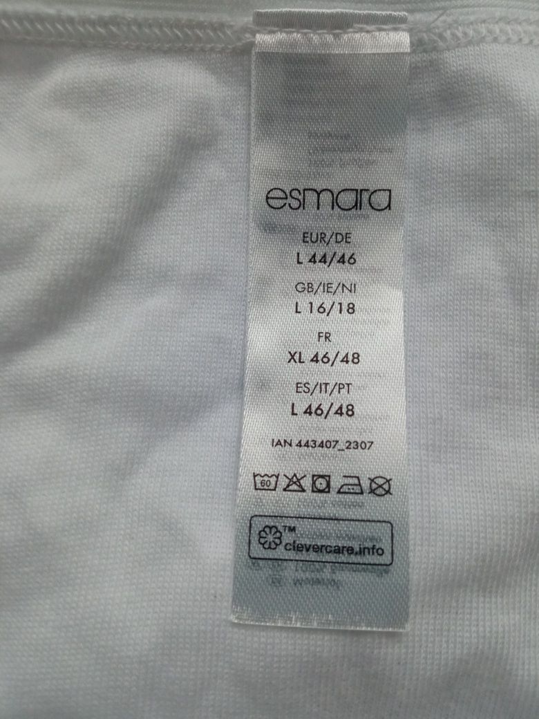 Nowa Esmara Majtki damskie z bawełny  3 pary ,L 44/46