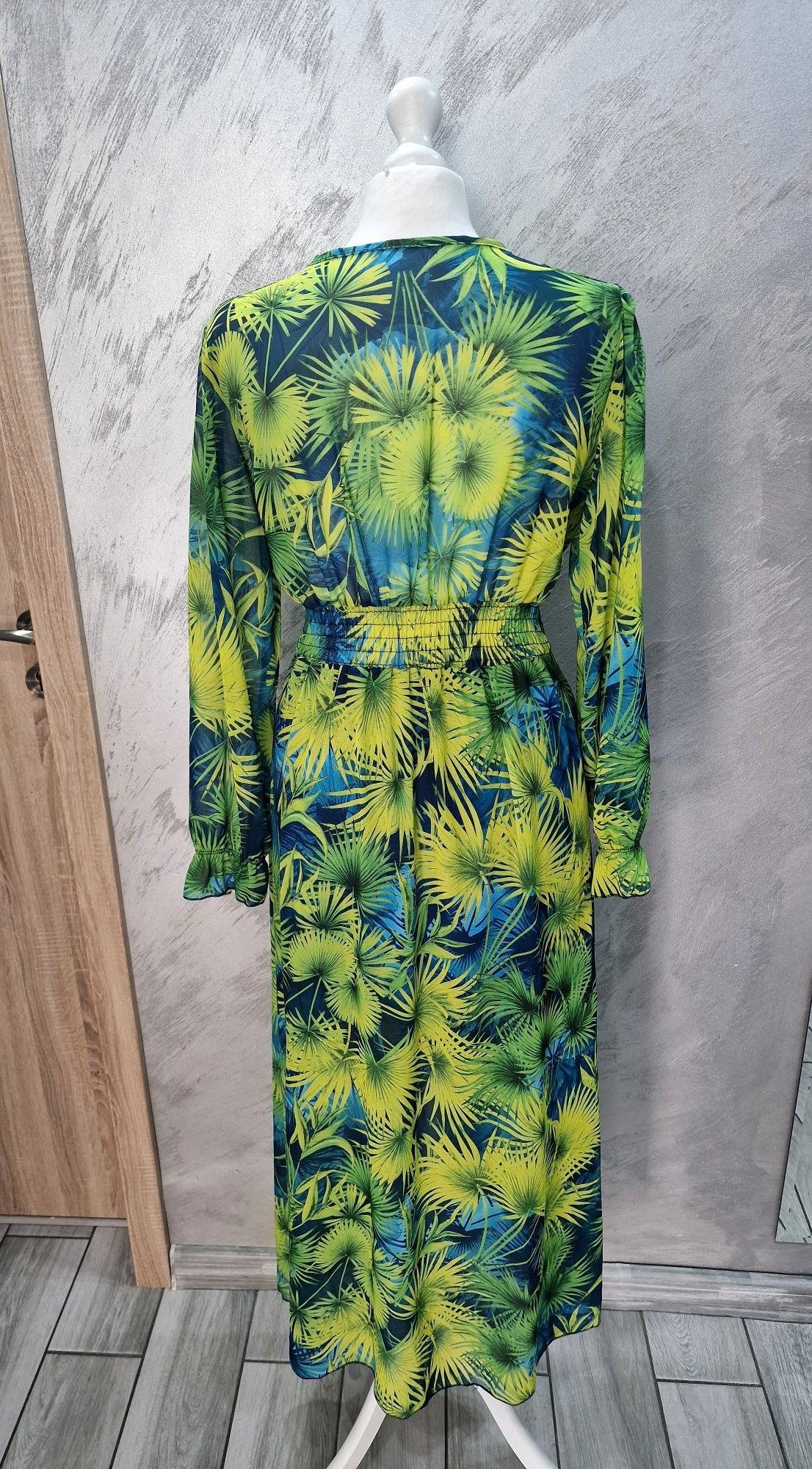 Sukienka 38 36 maxi wakacyjna elegancka