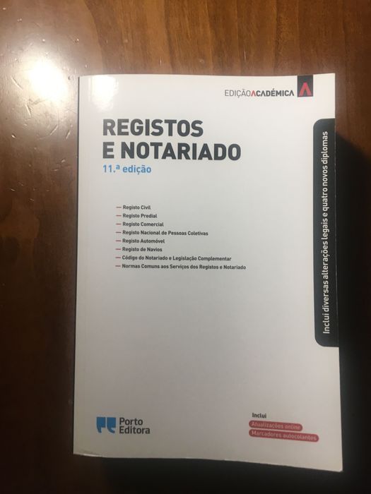 Legislação de Registos e Notariado NOVO (nunca usado)