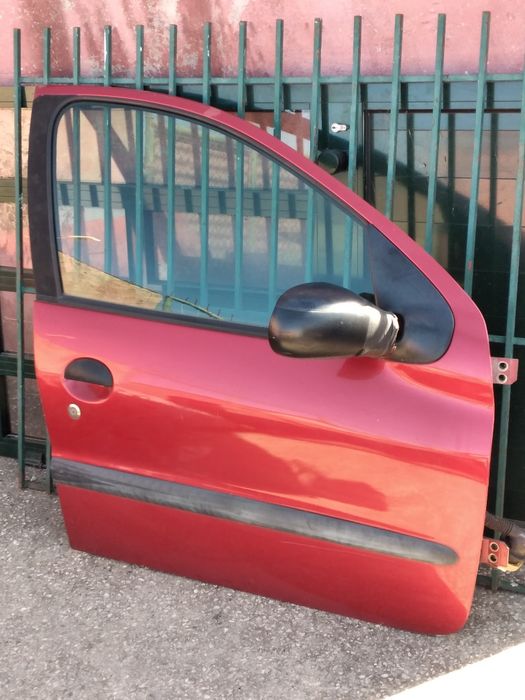 Porta Portas Nuas Peugeot 206 5 Portas Modelo 1998 a 2005 Cor Bordeux