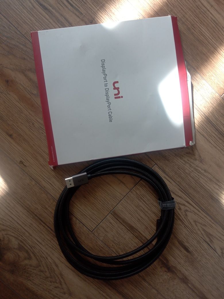 UNI KABEL DISPLAYPORT 3 METRY 4K-60Hz 2K-165Hz/144Hz 1080P-240Hz