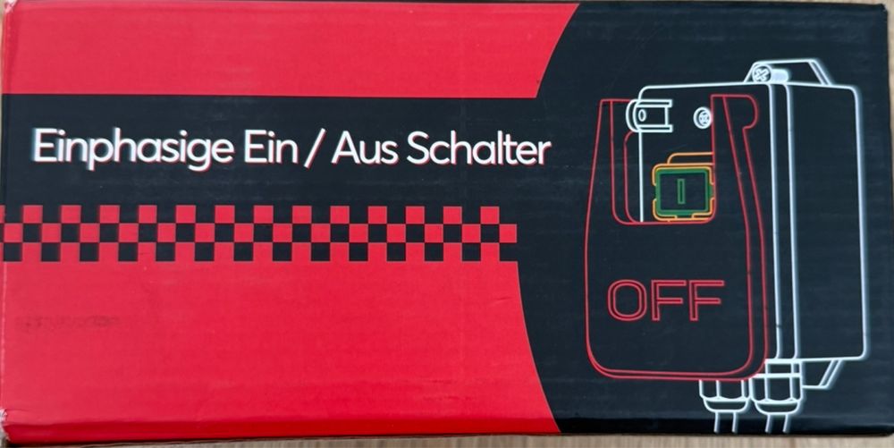 Jednofazowy włącznik / wyłącznik 220V