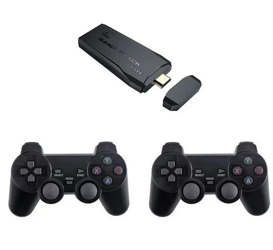 Ігрова приставка M8 64gb Mini Game Stick 4K HDMI + 2 бездротових джойс