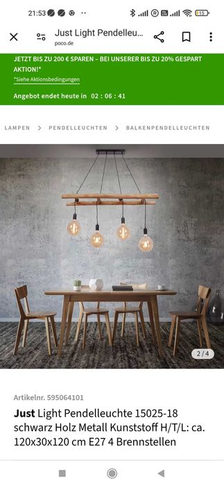 Lampa sufitowa drabina