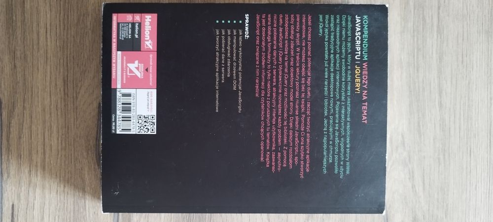 Książka JavaScript i jQuery. Interaktywne strony WWW dla każdego.