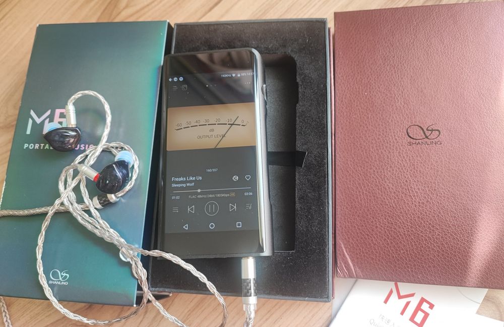 Odtwarzacz przenośny Hi-Res Shanling M6 Wi-Fi Bluetooth LdaC mp3