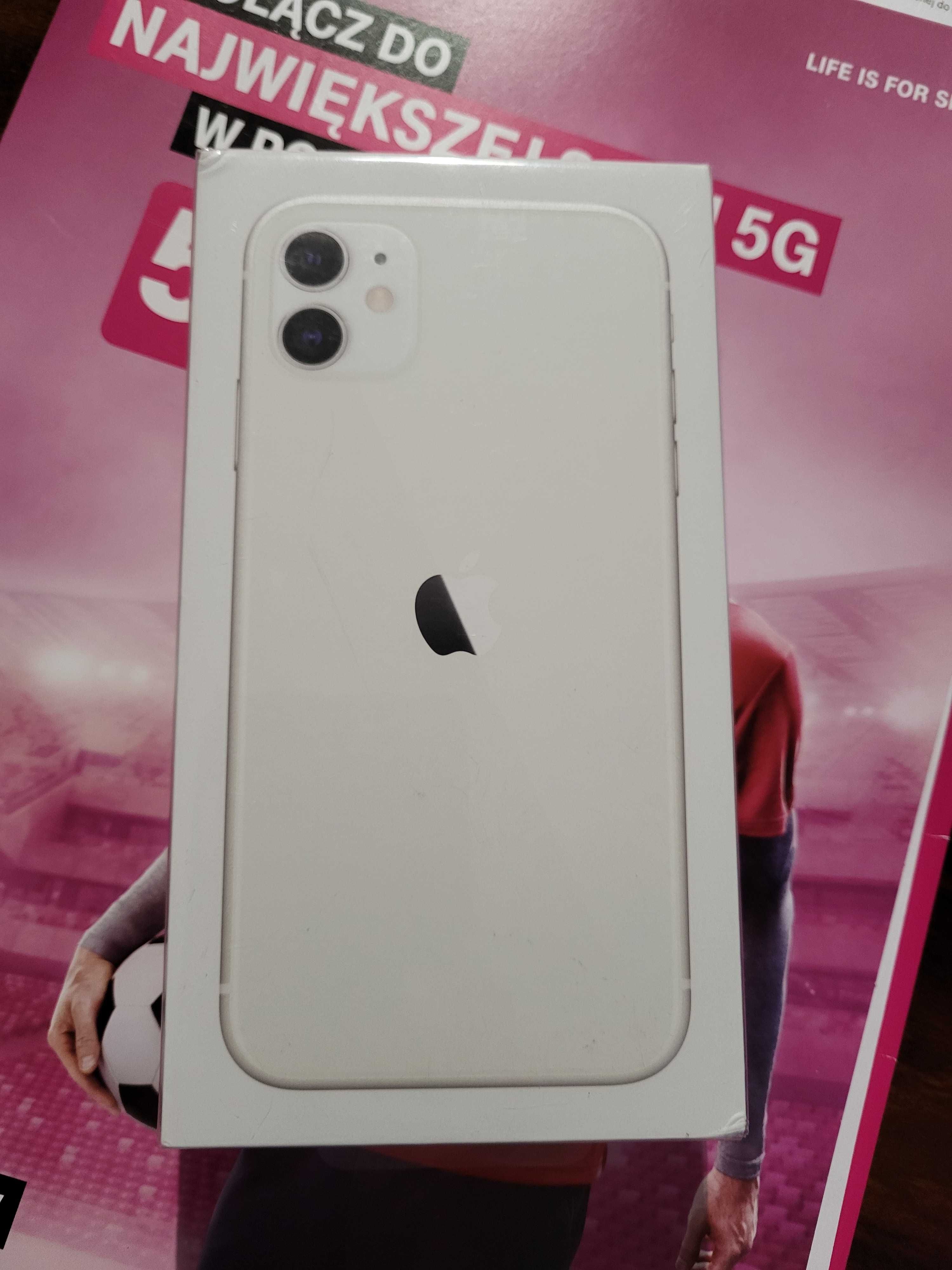 iPhone 11 64 GB Eco White NOWY (oryginalnie zapakowany)