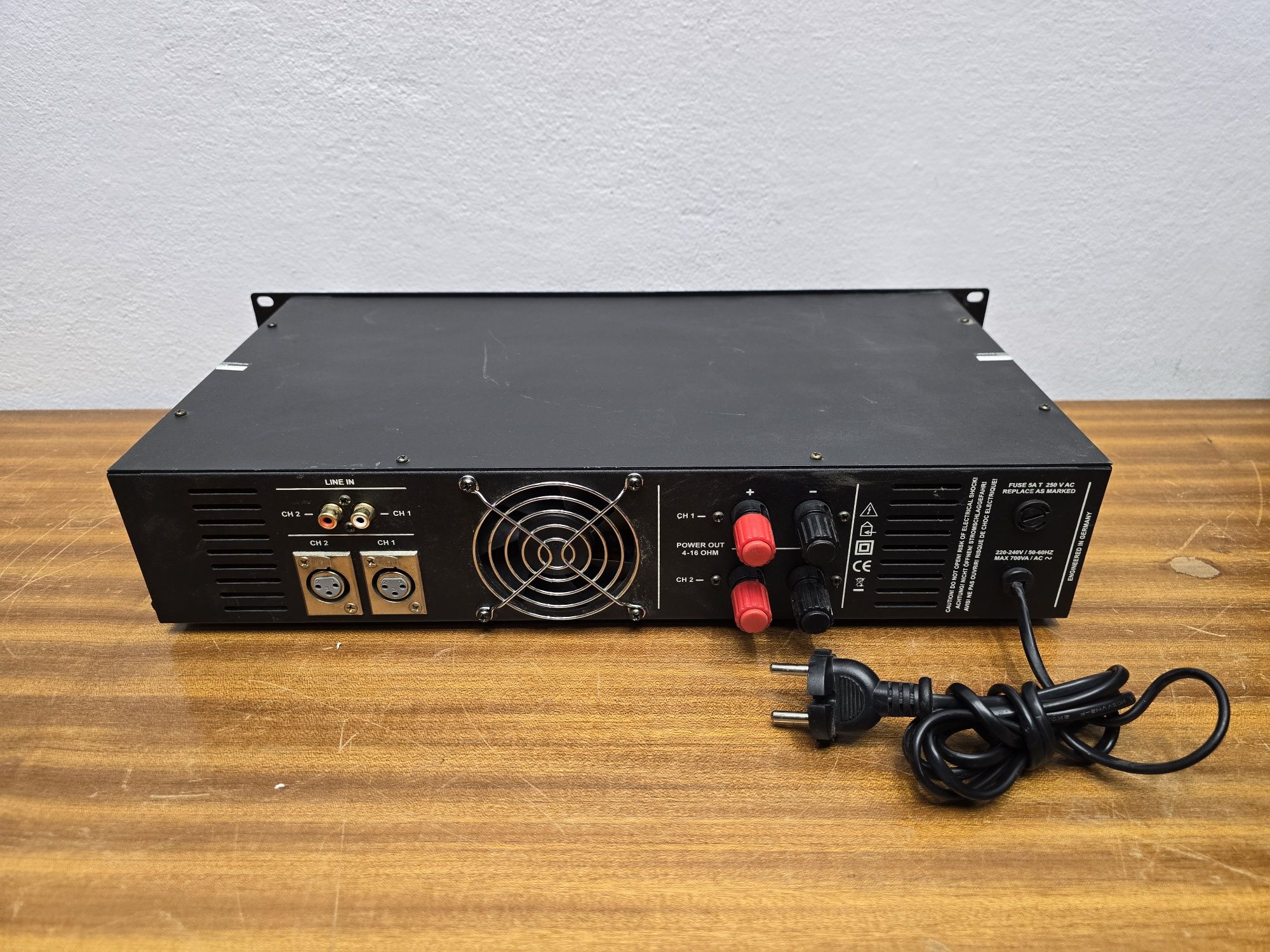 Nightline Pro 400 taatoo liston 12 2x200W końcówka mocy wzmacniacz