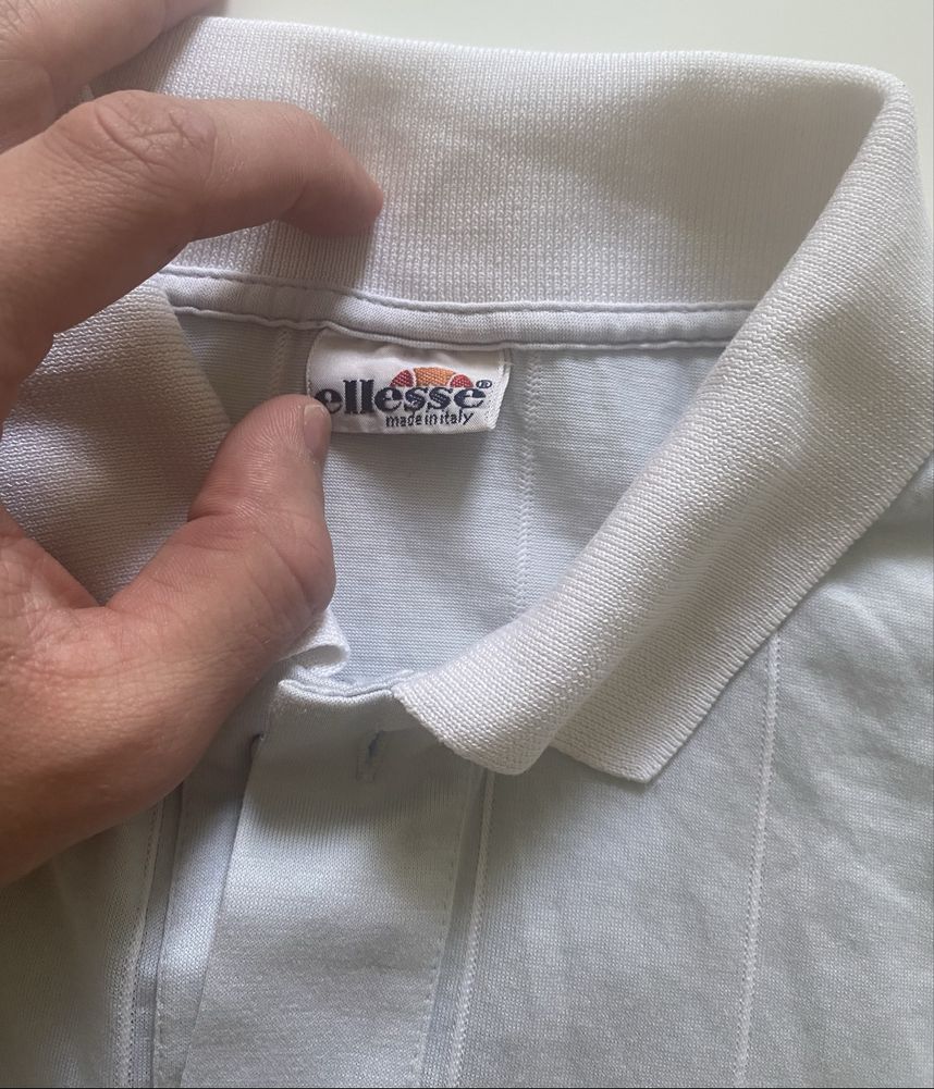 Jasnoszara koszulka Ellesse