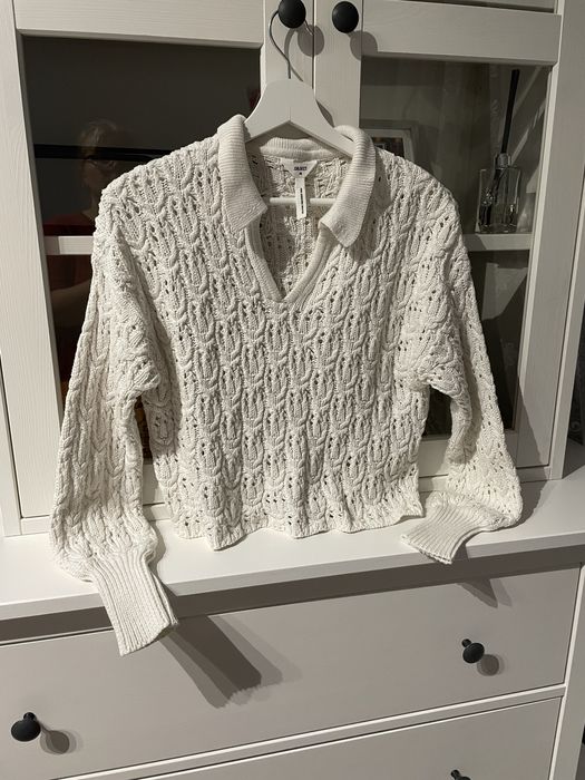 Ażurowy sweterek Object w składzie bawełna 32 XS