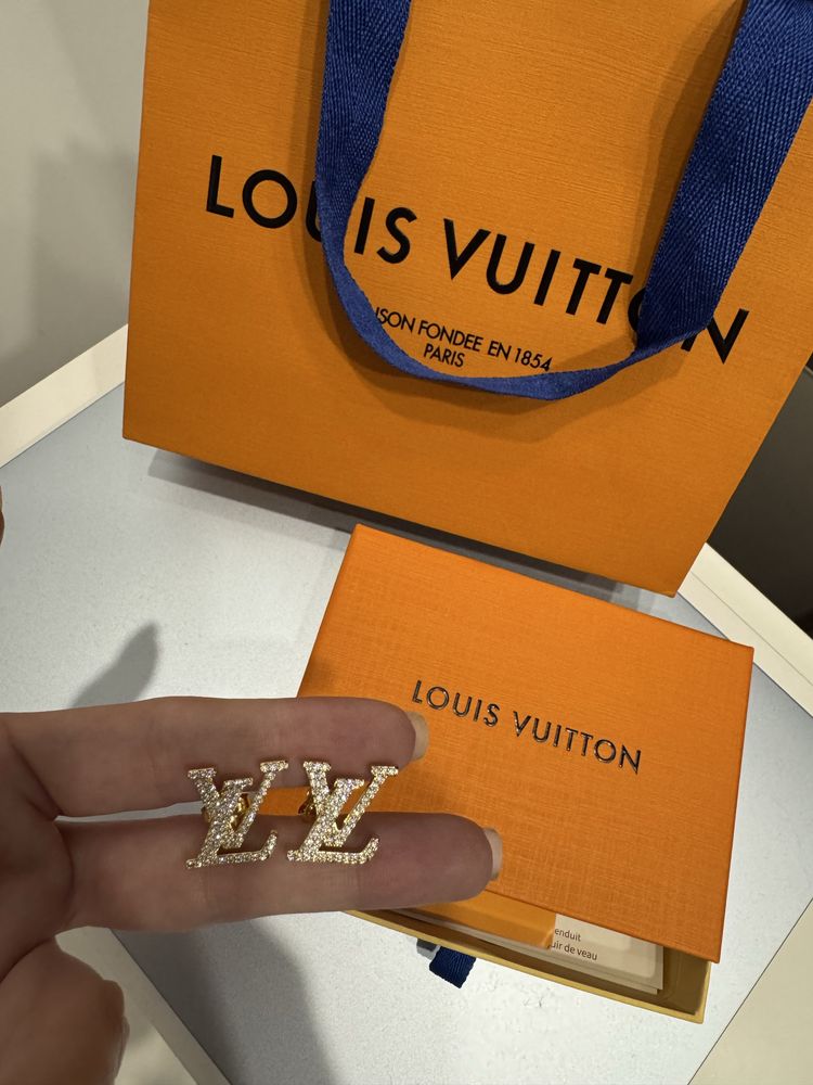 Lv louis vuitton kolczyki od reki