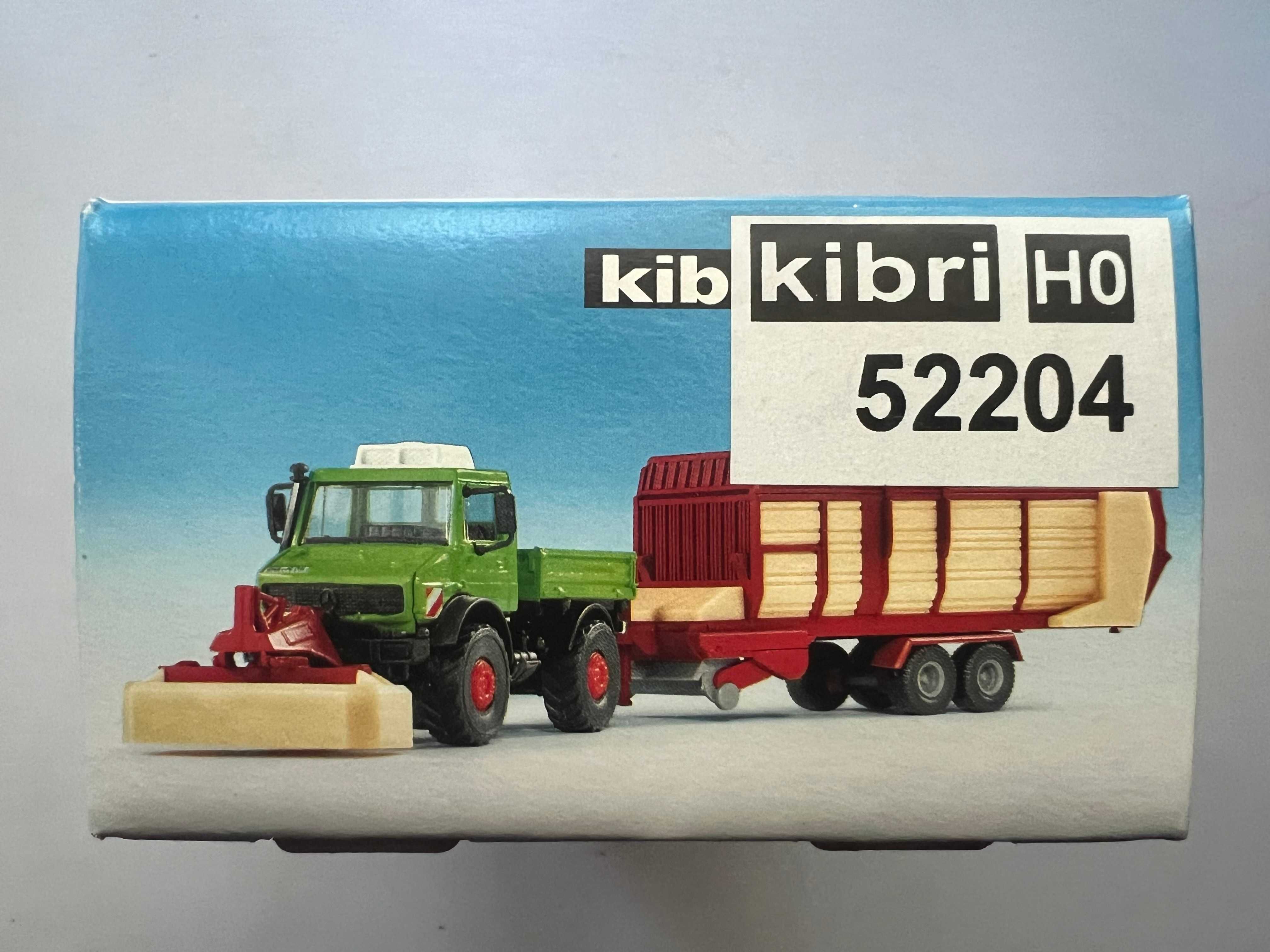 KIBRI 52204 MB Unimog Krone c/Cortador e Vagão Forrageiro, Ref.  A011