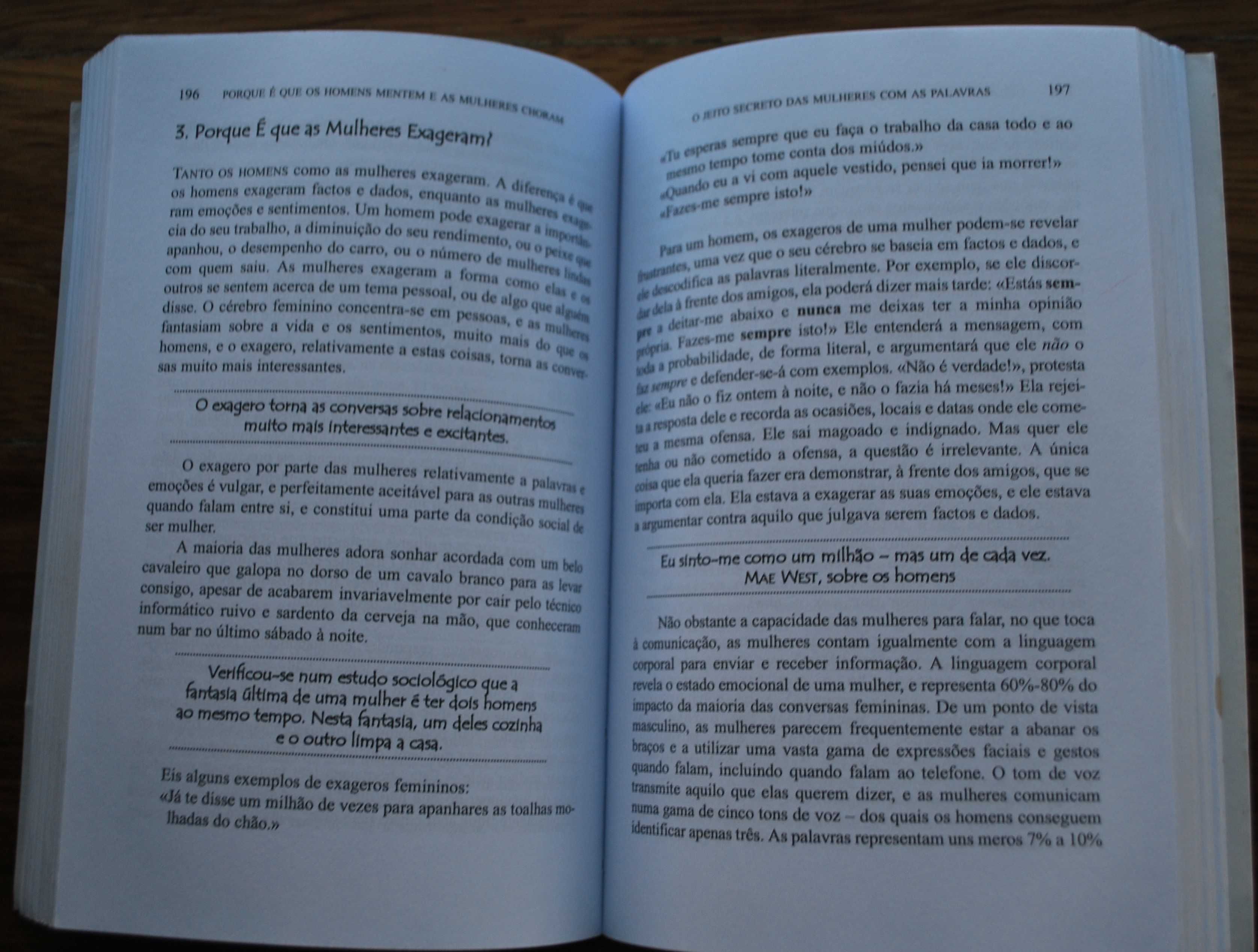 Porque É Que Os Homens Mentem E As Mulheres Choram