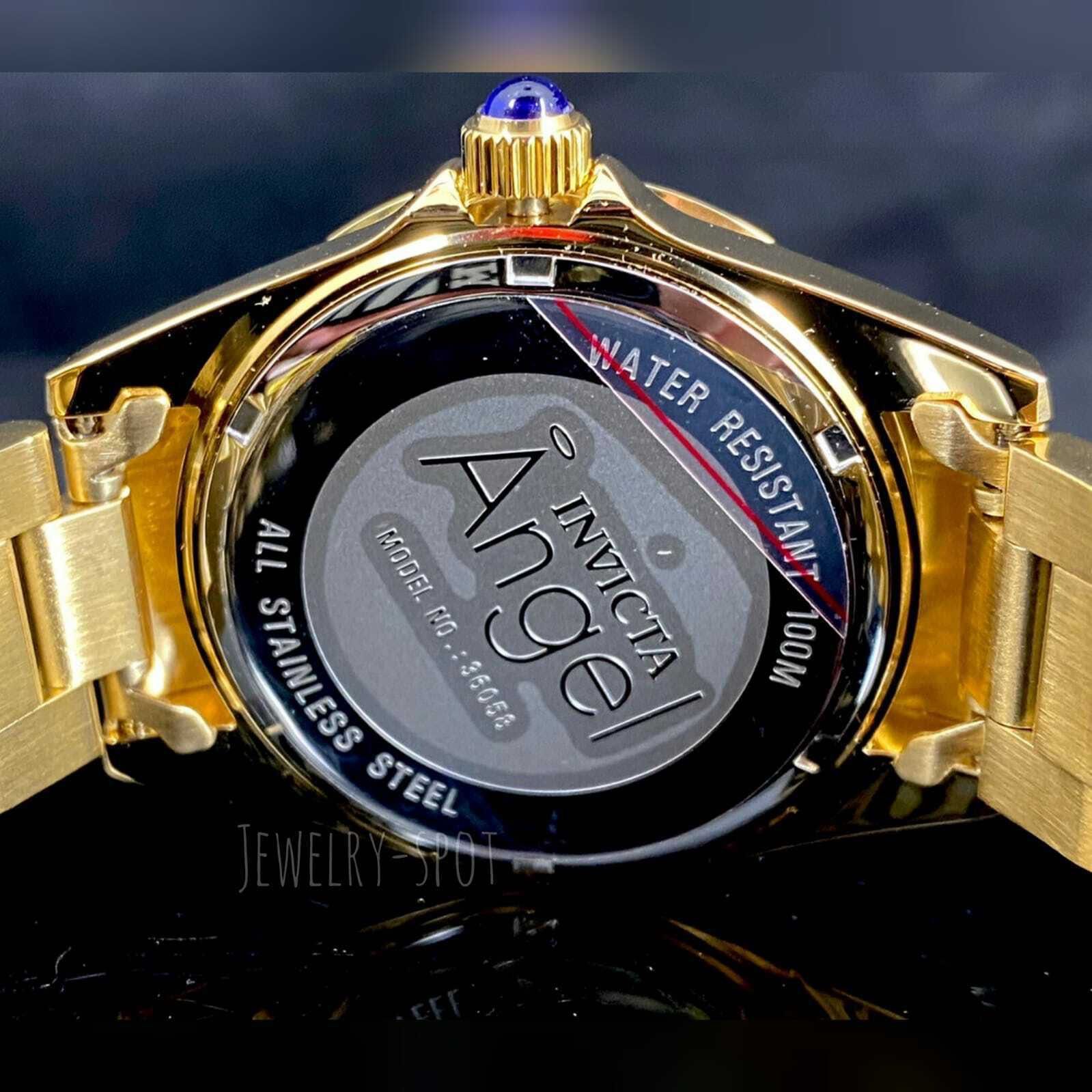 Жіночий годинник Invicta 36058 Angel Ladies 38 mm. MOP Gold 100 МТ.