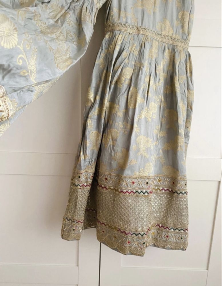 Wyjątkowe spodnie spódnicospodnie boho folk M/L