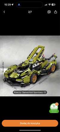 Lego technic sportowe auto