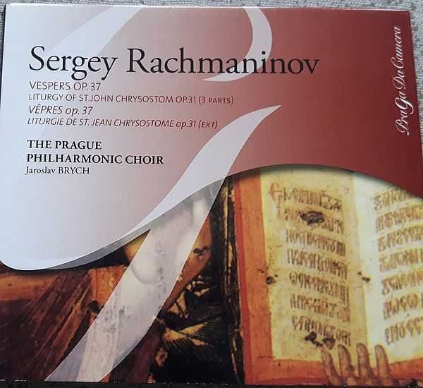 CD Sergey Rachnaninov Vespers Op.37 Liturgy of St.Chrysostom Op.3