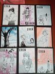 Pocztówki z mangi "Eden", kolekcja pełna