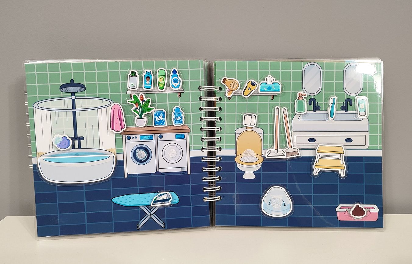 Toca Boca Domek rodzinny Family home książeczka z elementami na rzepy