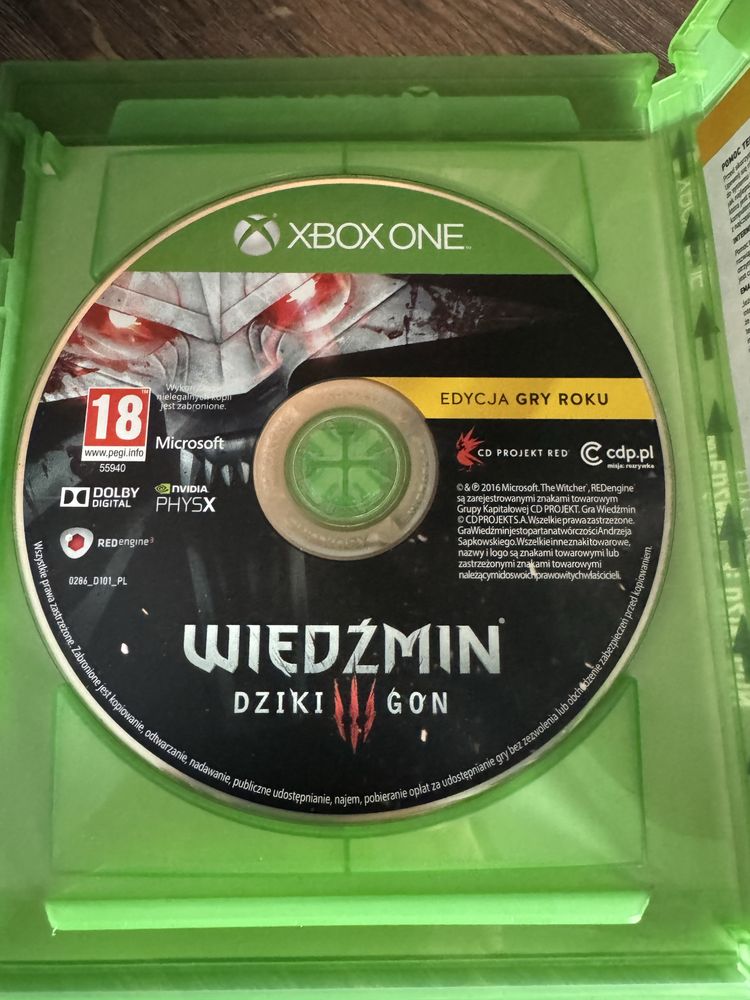 Xbox One Series X Wiedźmin 3 Dziki Gon Edycja Gry Roku PL!