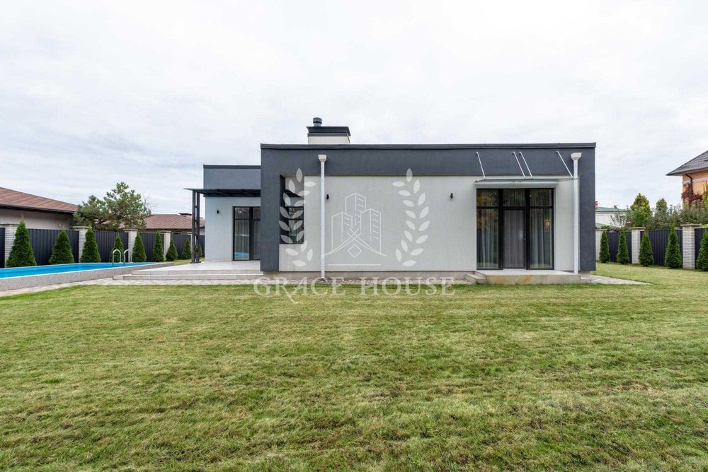 Продажа нового дома (190м2) у леса с бассейном, Пуща-Водица, Горенка