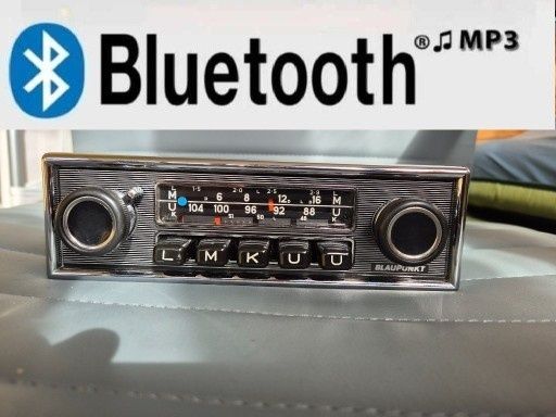 Unikatowe Radio Blaupunkt Frankfurt CHROM !! z Bluetooth mp3 !! Merced