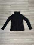 H&M Basic Organic Cotton czarny golf w biały wzorek rozmiar 134/140cm.