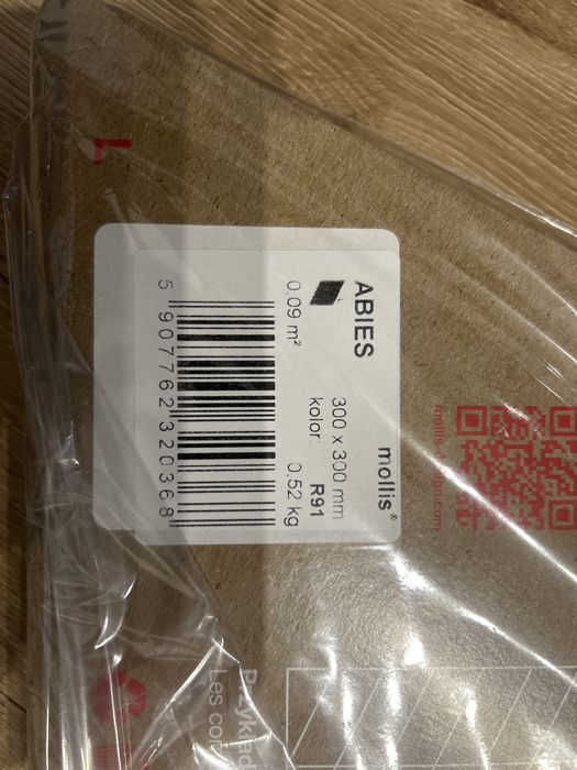 Stegu Mollis Abies panel dekoracyjny romb kolor szary R91