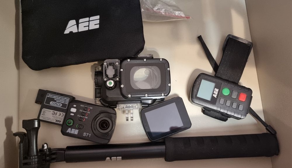 Kamera Sportowa AEE s71 4K Ekran+Pilot+Selfie Stick WaterProof